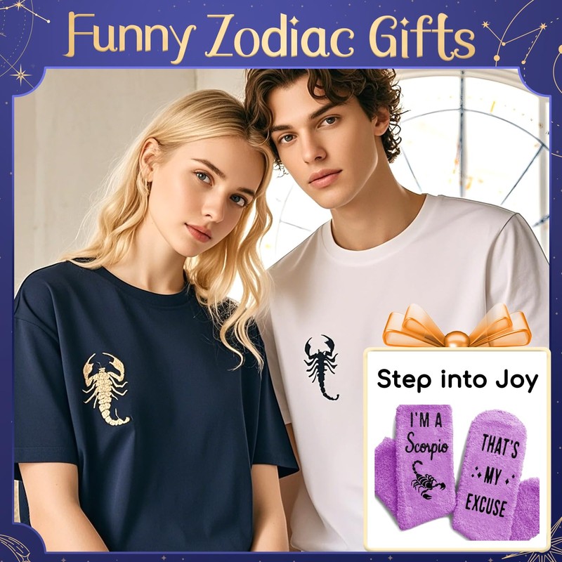 HAPPYPOP Scorpio Gifts for Women - Constellation Horoscope Gifts, Funny