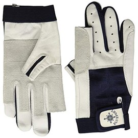 BluePort Segelgloves aus leather - 2 Finger frei M