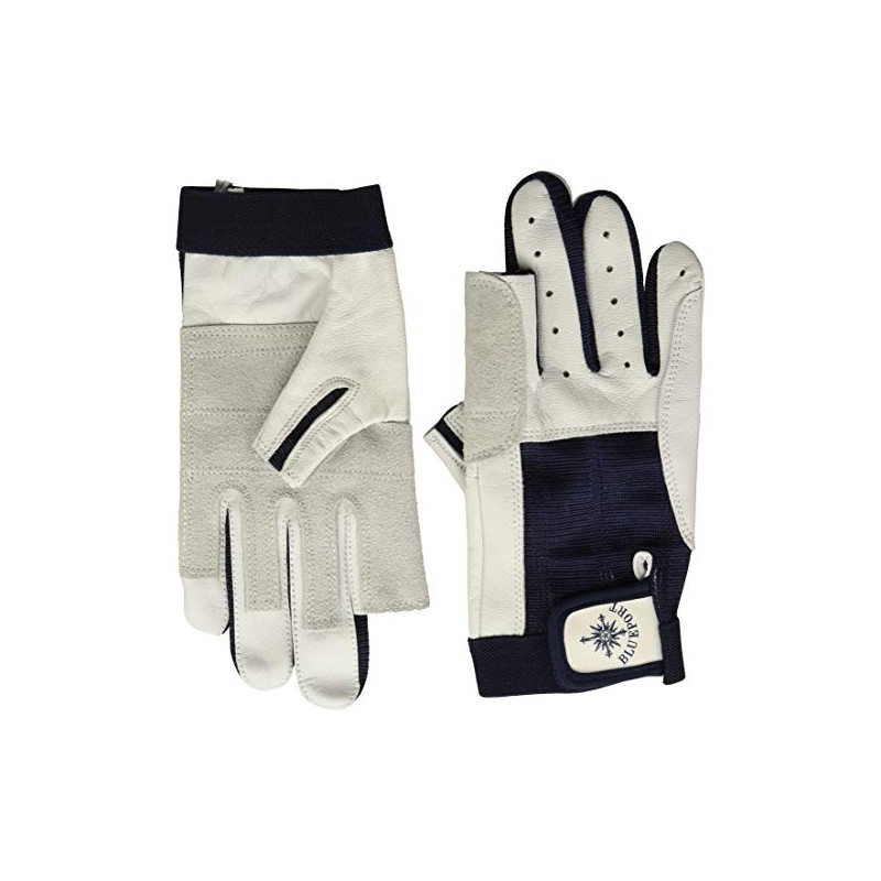 BluePort Segelgloves aus leather - 2 Finger frei M