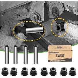 10L0L Golf Cart Rear Leaf Spring Bushings & Sleeves Kit for EZGO TXT/Medalist (94+) Gas/Electric, Club Car DS 1992-up, Include 8 Bushings 4 Metal Spacers