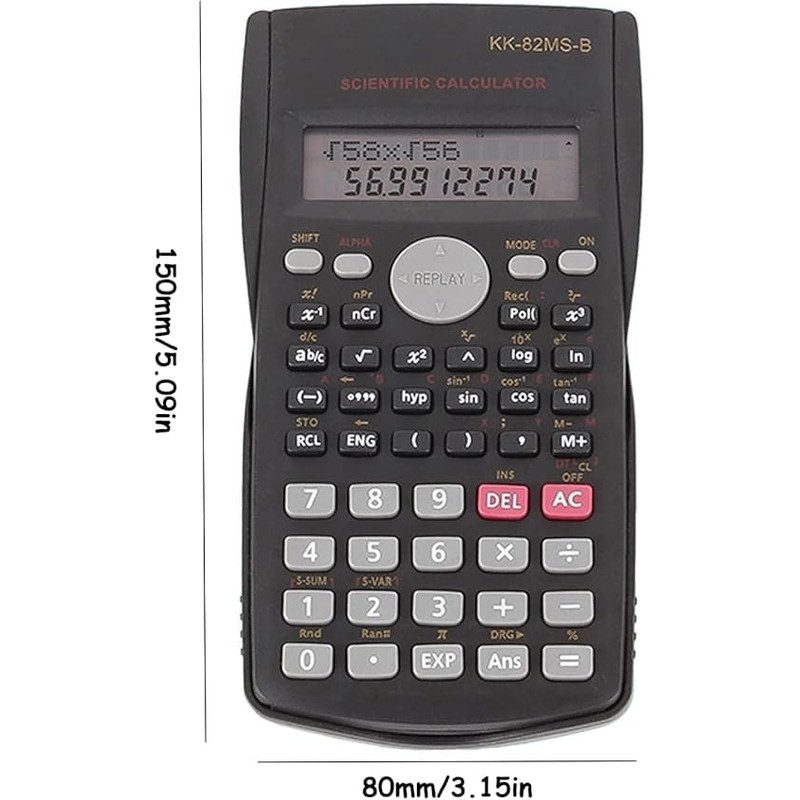KK-82MS-D Portable Scientific Calculator Scientific Engineering Functional Calculator with 240