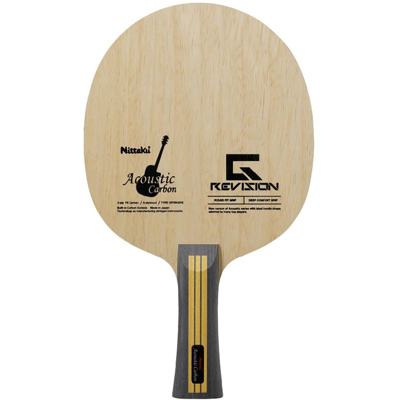 Nittaku G-REVISION FL NC0495 Table Tennis Shake Racket, Acoustic Carbon