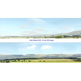 id Backscenes Scenic Backgrounds - 15 inches high - Hills & Dales (207A)