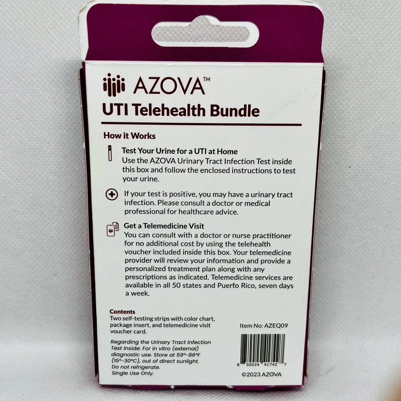 Azova - UTI Telehealth Bundle - 2 Test Strips -