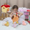 MorisMos Big Chicken Teddy Soft Toy, 33cm Mom Chicken with