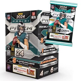 2024 Panini Prizm Football Blaster Box - 24 Football Cards Per Box