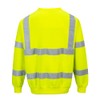 Portwest B303 High Visibility Reflective Sweatshirt Yellow, X-Large