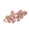 Riggle Barrette, Clip, Hair Clip, Hair Ornament, Glitter, Flower, Beige,