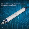 Air Cylinder with Aluminium Alloy, Pneumatic Cylinder Dual Acting Hub