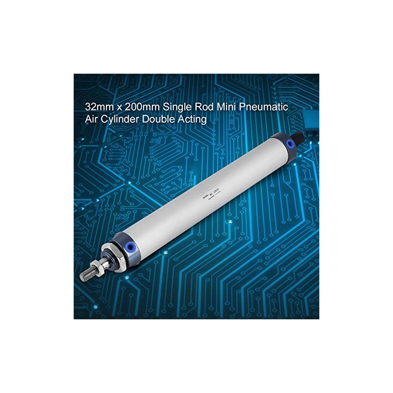 Air Cylinder with Aluminium Alloy, Pneumatic Cylinder Dual Acting Hub