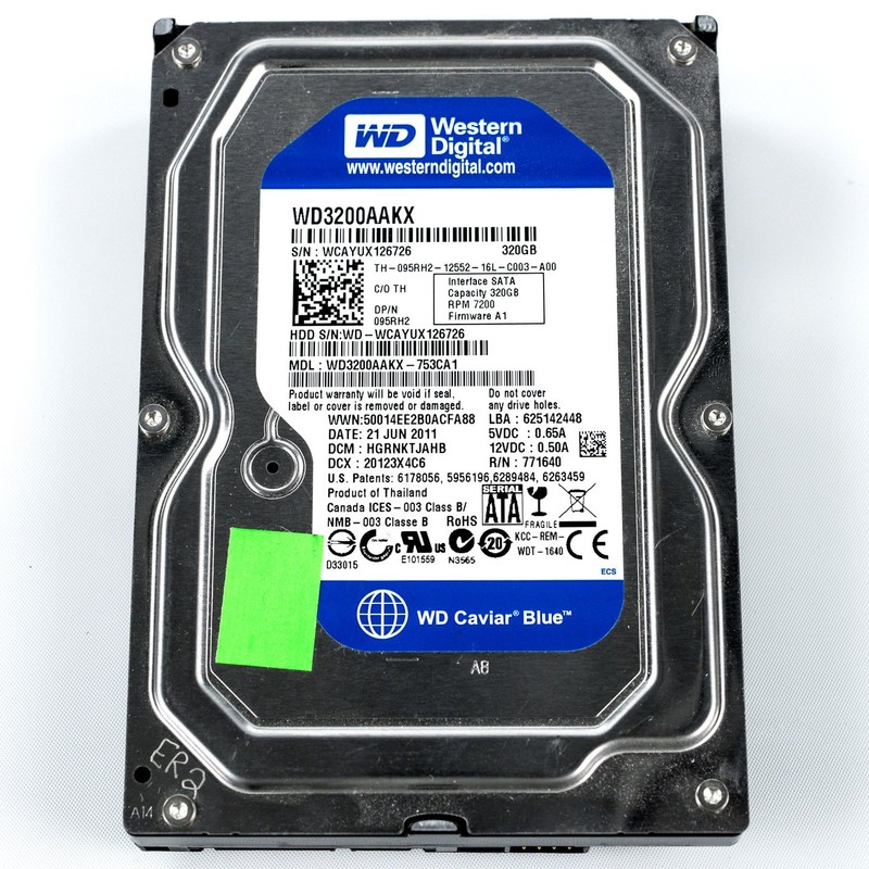 WD Blue - 320GB Desktop SATA Hard Drive - OEM
