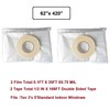 FonsBleaudy Insulating Film Window Kit to Keep Cold Out Window