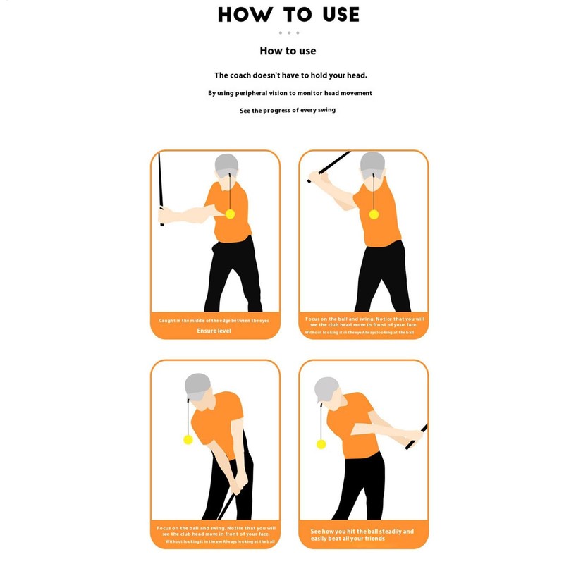 Golf Swing Trainer Ball | Golfing Swing Training Aid Smart