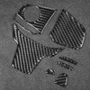 Carbon Fiber Steering Wheel Button Switch Panel Trim Cover Fits
