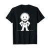 Cartoon Character With Medal Happy Kids Illustration T-Shirt