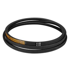sourcing map A88 Drive V-Belts 88" Inner Length 13mm Width 8mm Thick JIS Standard A-Section Rubber Drive Transmission Belt