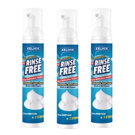 Shoxil All Purpose Rinse Free Cleaning Spray 3Pcs，Powerful Multi Purpose Foam Cleaner All Purpose Bubble Cleaner Kitchen Deep Cleaning Spray, Powerful Stain Removal Kit for Bathroom, Car, House