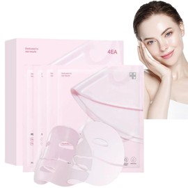 4PCS Pink Collagen Mask,Pink Collagen Face Masks Skincare,Colla/gen Overnight Face Mas/k,Hydrating Overnight Face Ma/sk,Coll/agen Night Wrapping M/ask,Anti Wrinkle Lifting Firming Hydrating