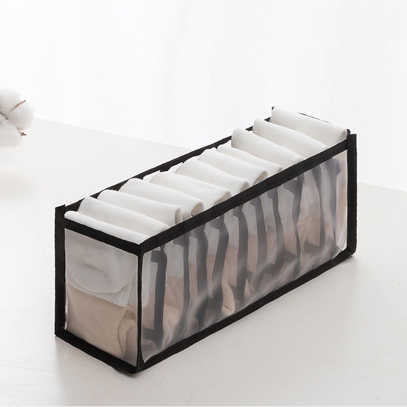 Closet Organizer Underwear Socks – Drawer Divider Storage Box, Foldable