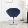 Roundhill Furniture Noas Velvet Upholstered Tufted Back Swivel Accent Chair,