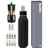 Banshu Ratcheting Screwdriver Set, 12 in 1 Magnetic Screwdriver Set with 1/4 inch Phillips, Slotted, Torx, Hex Bits Precise Bit Convertor and Socket Convertor, Portable Repair Tool Kit for Household