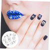 Healeved 12pcs Rhinestone Nail Art Decorations for Manicure Jewelry Nail