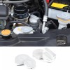 Ynei 4Pcs/Set Sliver Engine Bay inner Tnak Cap Overlay Dress