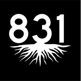 831 Roots California Area Code CA Vinyl Decal Sticker White CarWindow Bumper 2-Pack Premium Quality UV Resistant Laminate ACS0034