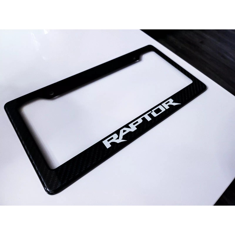 F-150 (Glowing) F-150 Raptor 100% Premium Carbon Fiber License Plate