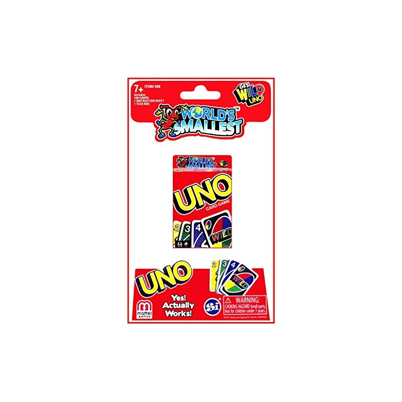 Worlds Smallest - Get Wild UNO Juego de cartas