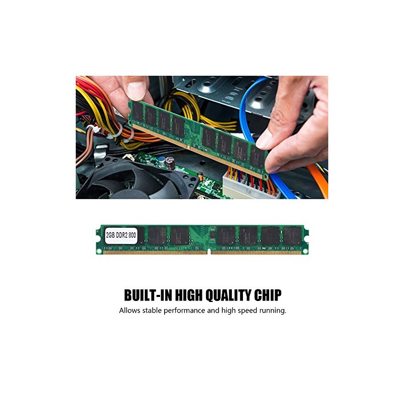 Módulo de Memoria DDR2, 2G 800MHz PC2-6400 PC 240Pin Memory