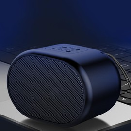 VBESTLIFE Bluetooth Speaker, Small Wireless Speaker with Built-in Microphone, TWS Pairing, Portable Speaker, Supports Memory Card, USB Flash Drive, AUX