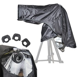 JJC Camera Rain Cover, Nylon Waterproof DSLR Camera Rain Sleeve Protector for Canon EOS 4000D 2000D 1500D 1200D 850D 600D 250D 90D 80D 7D 6D 5D Nikon D5600 D5300 D3300 D3500 D3200 D3100 D850 D780 D750