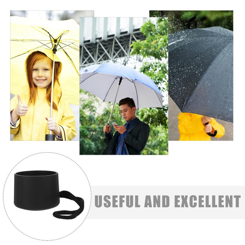 LEDMOMO Folding Umbrella Compact Plastic Handle Replacement, Anti-Slip Material, Comfortable