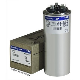P291-4054RS - 40 + 5 uf MFD 440 Volt VAC - Carrier Round Dual Run Capacitor Upgrade