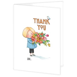 Mary Engelbreit Greeting Cards (Set of 6) (Thank You)
