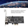PCIE 1X to 3 Port 1394A Firewire Riser Card Dual