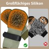 PICK FOR LIFE Dog Socks Non-Slip 2 Pairs Double-Sided with