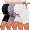 BONVIGOR Buttercloud Maternity Shorts Over The Belly- 5" Pregnancy Biker