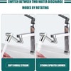 Universal Retractable Faucet Aerator with 1440° Rotating Robotic Arm, Dual