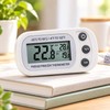 Digital Refrigerator Thermometer for Kitchen Storage – Magnetic LCD Temperature