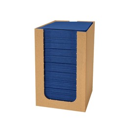 PAW - Tovaglioli Airlaid 20x20 cm, 100 pezzi, Cocktail Piega 1/4, Resistenti Assorbenti, Decorazione Tavola HoReCa Matrimonio Festa, Colore: Blu Scuro