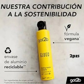 Got2b Glued Gel  Fijador  Gel Cejas Alta Fijacion 3pzs                                                                                                
