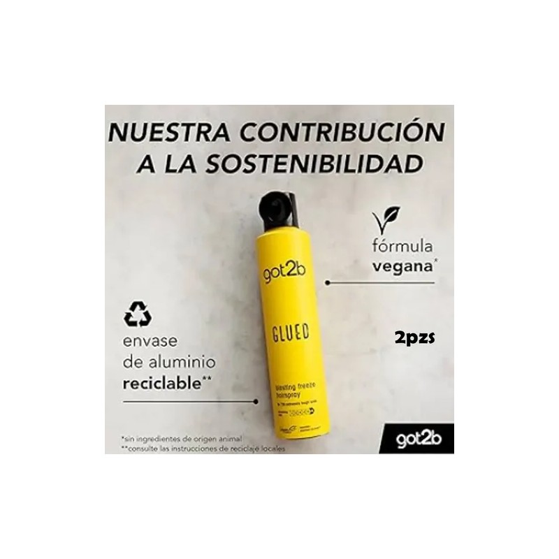 Got2b Glued Gel Fijador Gel Cejas Alta Fijacion 3pzs