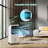 COSTWAY Evaporative Cooler, 3-in-1 Air Cooler with Remote Control, 3-Mode,