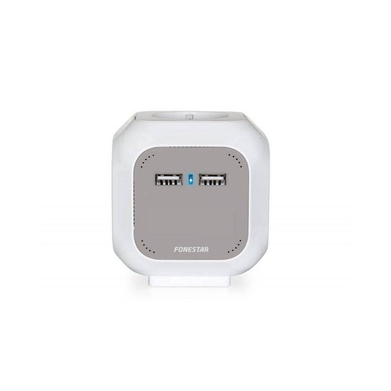 REGLETA CON CARGADOR USB FONESTAR