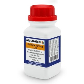 MultiNox® KeimEx Strong Powder for Tanks from 10-125 L – Contents: 125 g – Removes Fresh Biofilms in Drinking Water Systems by Caravan & Boat