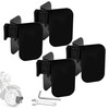 4PCS Wheel Chock for E-Track System, E-Track Accessories Compatible with