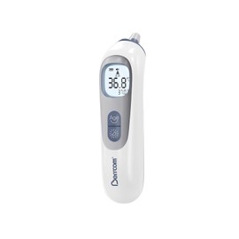 Berrcom Ear Thermometer, Accurate Digital Ear Thermometer for Adults, Kids and Babies, 1 Second Fast Reading with Fever Alarm & 24 Disposable Probe Covers