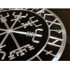 Diamond Etched Products Engraved Viking Runes Vegvisir Compass Car Tag